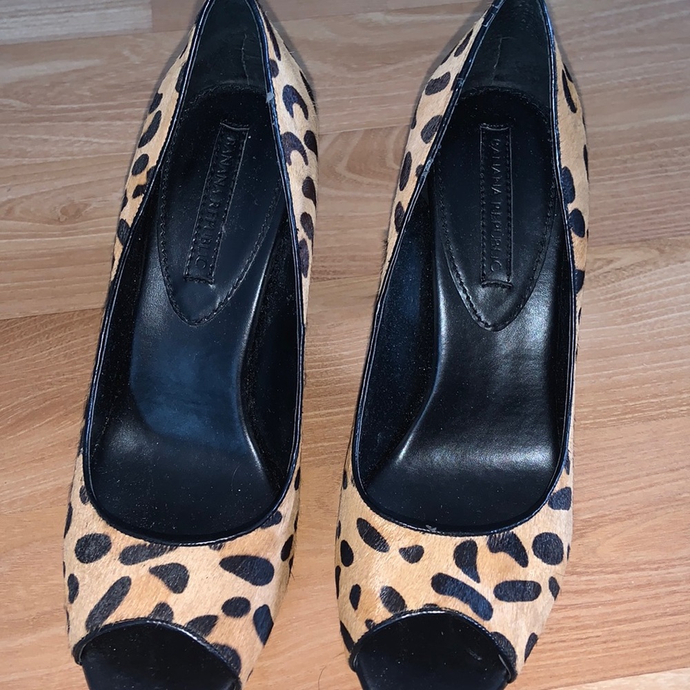 Cheetah Print Heels- Banana Republic